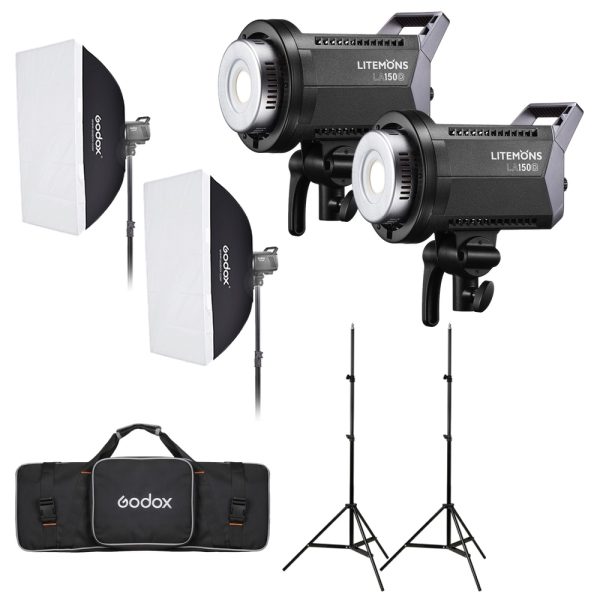 Godox Litemons LA150D Daylight Duo Kit LED valot kuvaamiseen ja videoihin 3