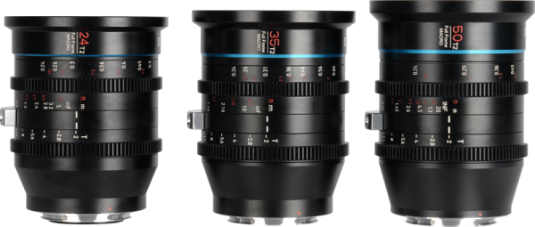 SIrui Cine Lens Kit Jupiter FF 24/35/50 mm T2 Macro EF-Mount Kampanjat 3