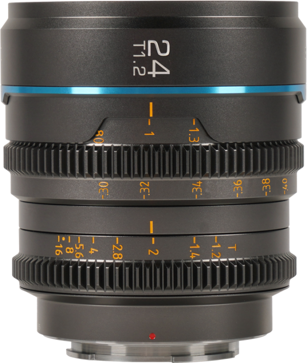 Sirui Cine Lens Nightwalker S35 24mm T1.2 MFT-Mount – Metal Grey Objektiivit 3