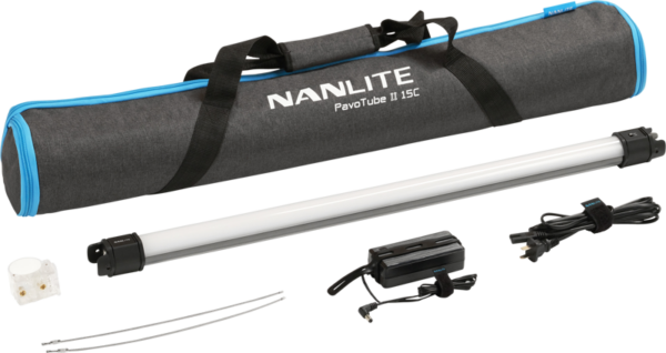 NANLITE Pavotube II 15C LED RGBWW Tube Light 1 Light Kit LED valot kuvaamiseen ja videoihin 3