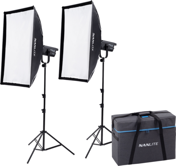 NANLITE FS-150B Bi-Colour 2 light kit with stand LED valot kuvaamiseen ja videoihin 3