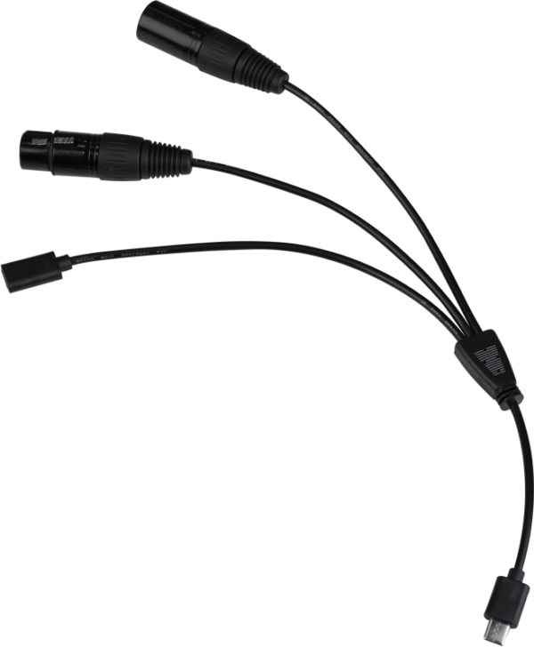 NANLITE USB-C to DMX Cable Splitter LED valot kuvaamiseen ja videoihin 3