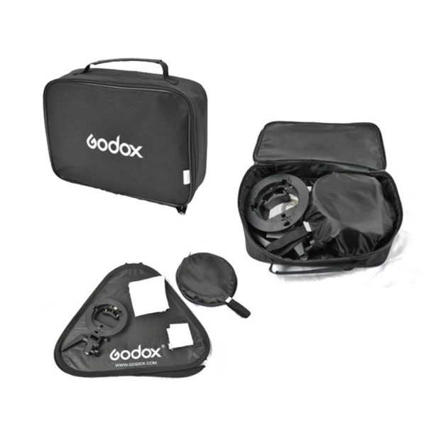 Godox S bracket type Bracket Bowens + Softbox 60x60cm + Grid Käsisalaman muokkaimet 3