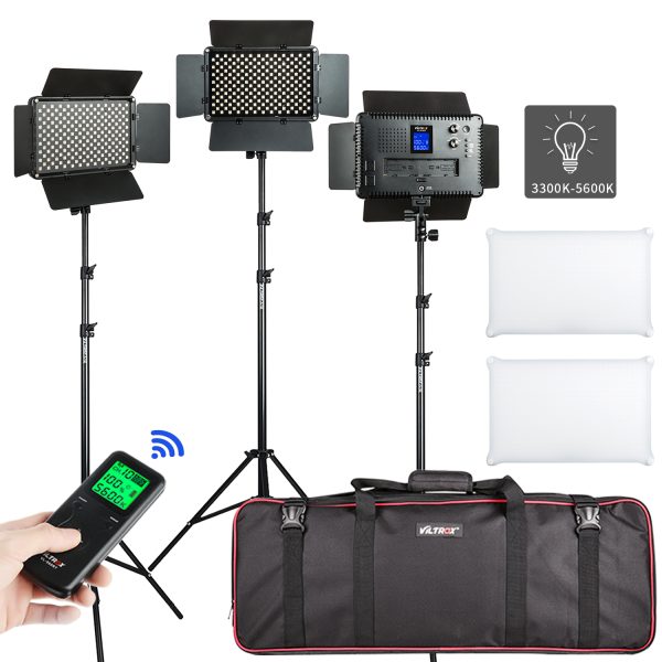 Viltrox VL S192T LED Light Triple Kit LED valot kuvaamiseen ja videoihin 3