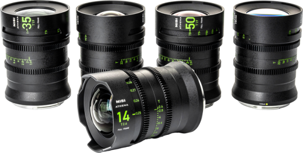 NiSi Cine Lens Athena Prime Set G-Mount (Without Drop-In Filter) Objektiivit 3