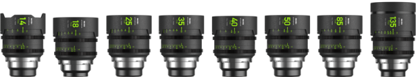 NiSi Cine Lens Athena Prime Master Set (8 Lenses) PL-Mount NiSi objektiivit 3