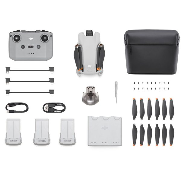 DJI Mini 3 + RC-N1 ohjain + Fly More Combo DJI kuvauskopterit 3