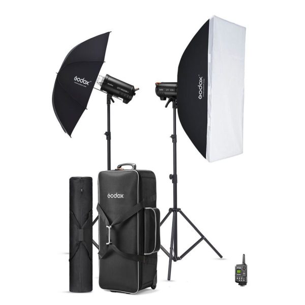 Godox QT400IIIM-C Duo Studio Kit Salamat, Studio Ja LED-Valot 3