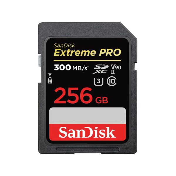 Sandisk 256GB Extreme Pro 300/260MB/s C10 UHS-II U3 SDHC / SDXC Muistikortti Kameratarvikkeet 3